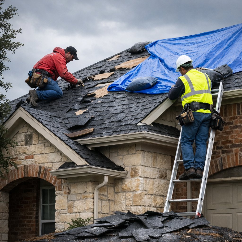 Emergency Roof Repair in McKinney