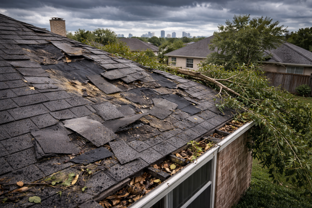 Roofing Contractors in Arlington Handle Storm Damage