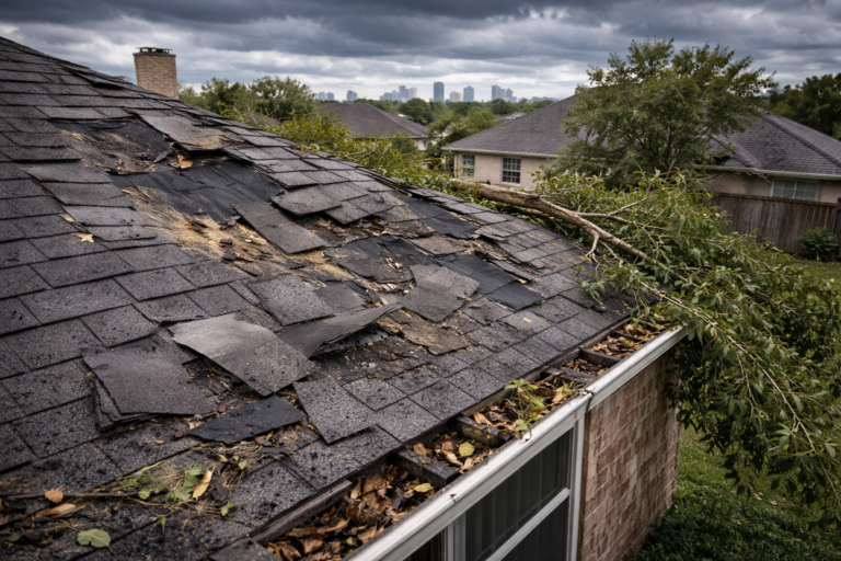 Roofing Contractors in Arlington Handle Storm Damage