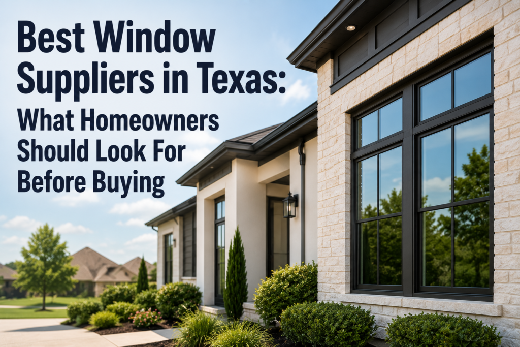 Best Window Suppliers in Texas: What Homeowners Should Look For Before Buying