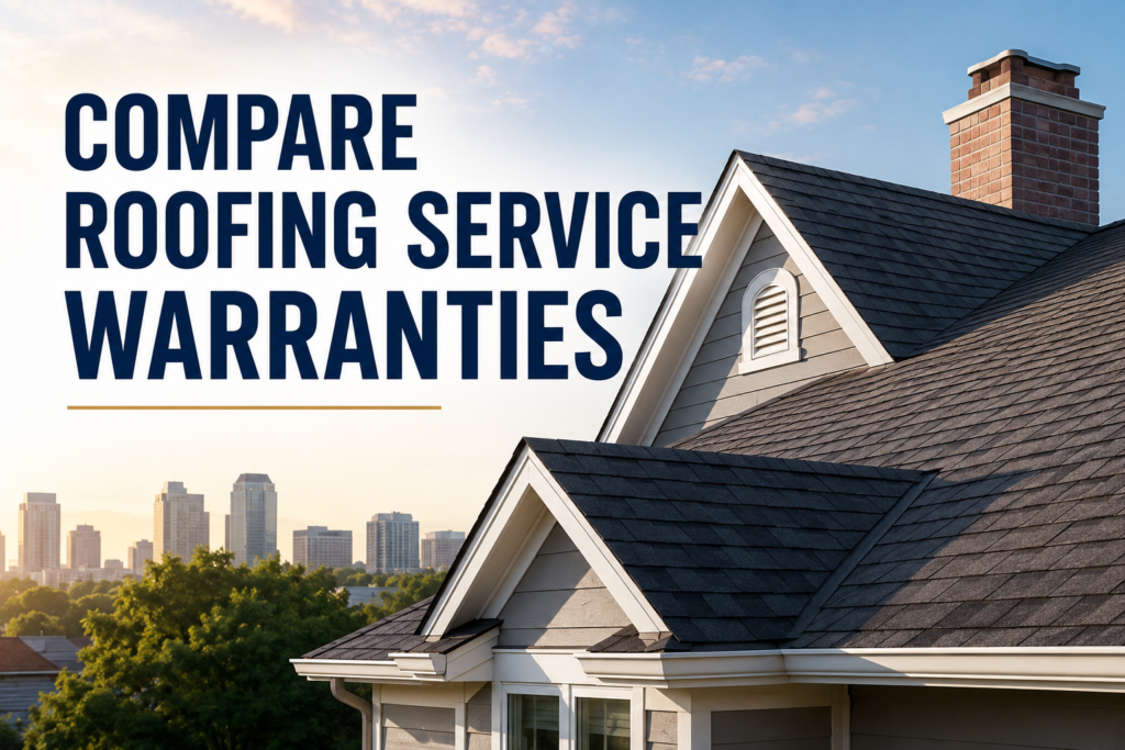 Compare Roofing Service Warranties Offered in Fort Worth