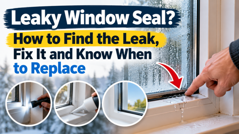 Leaky Window Seal_ Find, Fix, Replace