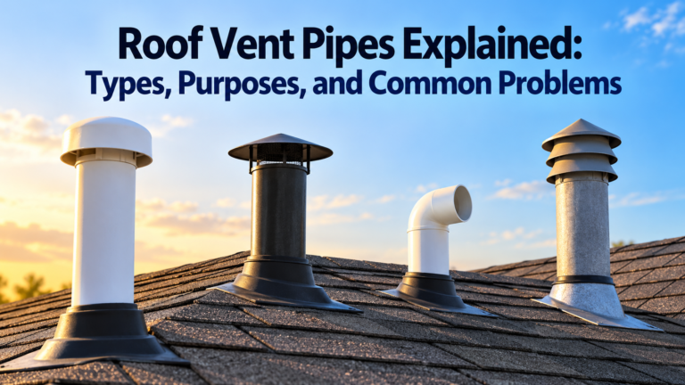 Roof Vent Pipes Explained: Types, Purposes, and Common Problems